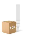 Monipakkaus 10x Noxion Lucent PL-S LED 4.3W - 840 Kylmä Valkoinen | 2-Nastaa - Korvaa 9W