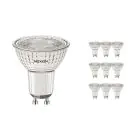 Monipakkaus 10x Noxion PerfectColor LED Kohdevalaisin GU10 PAR16 4W 345lm 60D - 940 Kylmä Valkoinen | Paras Värintoisto - Himmennettävä - Korvaa 50W