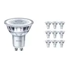 Monipakkaus 10x Philips Corepro LED Kohdevalaisin GU10 PAR16 3.5W 275lm 36D - 840 Kylmä Valkoinen | Korvaa 35W