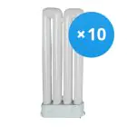 Monipakkaus 10x Osram Dulux F 36W 830 | Lämmin Valkoinen - 4-Nastaa
