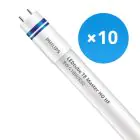 Monipakkaus 10x Philips LED Putki T8 MASTER (HF) High Output 8W 1000lm - 830 Lämmin Valkoinen | 60cm - Korvaa 18W