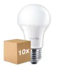 Monipakkaus 10x Philips Corepro LED Lamppu E27 Päärynä Matta 13W 1521lm - 840 Kylmä Valkoinen | Korvaa 100W