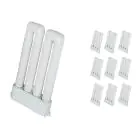 Monipakkaus 10x Osram Dulux F 24W 840 | Kylmä Valkoinen - 4-Nastaa