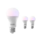 Monipakkaus 3x Calex Smart Tuya Wifi E27 Päärynä 8.5W 806lm - 822-840 Säädettävä Valkoinen | RGBW - Himmennettävä - Korvaa 60W