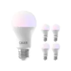 Monipakkaus 5x Calex Smart Tuya Wifi E27 Päärynä 8.5W 806lm - 822-840 Säädettävä Valkoinen | RGBW - Himmennettävä - Korvaa 60W