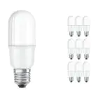 Monipakkaus 10x Ledvance Classic LED E27 Lineaarinen Matta 9W 1050lm - 840 Kylmä Valkoinen | Korvaa 75W