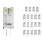 Monipakkaus 20x Ledvance Performance LED Capsule G4 Kirkas 0.9W 100lm - 827 Erittäin Lämmin Valkoinen | Korvaa 10W