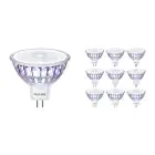 Monipakkaus 10x Philips Master LED Kohdevalaisin GU5.3 MR16 5.8W 345lm 36D - 922-927 Dim To Warm | Paras Värintoisto - Himmennettävä - Korvaa 35W