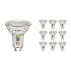 Monipakkaus 10x Noxion LED Kohdevalaisin GU10 PAR16 4.8W 450lm 36D - 827 Erittäin Lämmin Valkoinen | Korvaa 65W