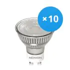 Monipakkaus 10x Noxion LED Kohdevalaisin GU10 PAR16 3W 230lm 36D - 827 Erittäin Lämmin Valkoinen | Himmennettävä - Korvaa 35W