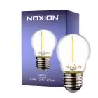 Noxion Lucent LED E27 Pallo Filament Kirkas 1.4W 136LM - 827 Erittäin Lämmin Valkoinen | Korvaa 15W