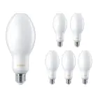 Monipakkaus 6x Philips TrueForce Core LED E27 HPL/SON Matta 18W 3000lm 300D - 840 Kylmä Valkoinen | Korvaa 80W