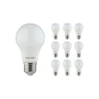 Monipakkaus 10x Noxion Lucent Classic LED E27 Päärynä Matta 8W 806lm - 827 Erittäin Lämmin Valkoinen | Korvaa 60W