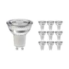 Monipakkaus 10x Noxion Lucent LED Kohdevalaisin GU10 PAR16 4.8W 450lm 36D - 840 Kylmä Valkoinen | Korvaa 65W