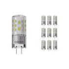 Monipakkaus 10x Osram Parathom LED Pin GY6.35 3.8W 470lm - 827 Erittäin Lämmin Valkoinen | Himmennettävä - Korvaa 40W