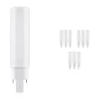 Monipakkaus 10x Ledvance Dulux-D LED 6W - 830 Lämmin Valkoinen | 2-Nastaa - Korvaa 13W