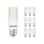 Monipakkaus 10x Osram Special T Slim LED E27 Kirkas 7.3W 806lm - 827 Erittäin Lämmin Valkoinen | Himmennettävä - Korvaa 60W 