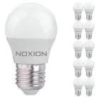 Monipakkaus 10x Noxion Lucent Classic LED E27 Pallo Matta 4.5W 470lm - 827 Erittäin Lämmin Valkoinen | Korvaa 40W
