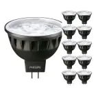 Monipakkaus 10x Philips Master LED Kohdevalaisin GU5.3 MR16 7.5W 485lm 24D - 927 Erittäin Lämmin Valkoinen | Paras Värintoisto - Himmennettävä - Korvaa 50W