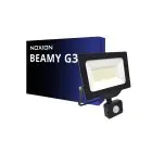 Noxion LED Valonheitin Beamy G3 50W 5500lm 110D - 830 Lämmin Valkoinen | IP44 - Liike- ja Valotunnistin - Symmetrinen