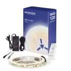 Noxion  LED-Nauhat Naga 5 Metri Täydellinen setti - Smart Wifi - 24V - 120LEDs/m - 9.6W/m - 965 Päivänvalo Valkoinen | 8mm - IP20 - Paras Värintoisto - SMD2835