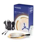Noxion  LED-Nauhat Naga 5 Metri Täydellinen setti - Smart Wifi - 24V - 320LEDs/m - COB - 8W/m - 927 Erittäin Lämmin Valkoinen | 8mm - IP20 - Paras Värintoisto