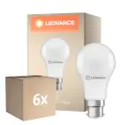 Monipakkaus 6x Ledvance Performance LED Lamppu B22d Päärynä Matta 8.5W 806lm - 827 Erittäin Lämmin Valkoinen | Korvaa 60W