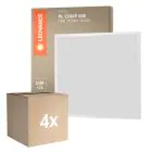 Monipakkaus 4x Ledvance LED Paneeli Kompakti Aluminium Valkoinen 33W 3630lm - 840 Kylmä Valkoinen | 60x60cm