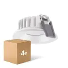 Monipakkaus 4x Ledvance LED Kohdevalaisin Air Fix Aluminium Valkoinen 6W 570lm 36D - 940 Kylmä Valkoinen | Odetnij 68mm - IP65 - Paras Värintoisto - Himmennettävä