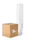 Monipakkaus 9x Philips CorePro PL-C LED 8.9W 1100lm - 840 Kylmä Valkoinen | 2-Nastaa - Korvaa 26W