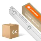 Monipakkaus 6x Ledvance LED Loisteputkivalaisimet Vedenkestävä Kosteudenkestävä 32W 4400lm - 840 Kylmä Valkoinen | 120cm 