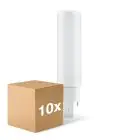 Monipakkaus 10x Ledvance Dulux-D LED 7W - 840 Kylmä Valkoinen | 4-Nastaa - Korvaa 18W