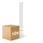 Monipakkaus 10x Noxion Lucent PL-S LED  6W - 840 Kylmä Valkoinen | 4-Nastaa - Korvaa 11W
