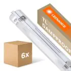 Monipakkaus 6x Ledvance LED Loisteputkivalaisimet Vedenkestävä Kosteudenkestävä Kotelo Performance | Sopii 2x150cm LED Putki
