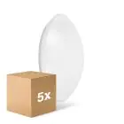 Monipakkaus 5x Ledvance Surface Pyöreä 350 18W 830 1440lm Valkoinen IP44 | Lämmin Valkoinen