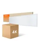 Monipakkaus 4x Ledvance LED Paneeli Kompakti Aluminium Valkoinen 33W 3630lm - 840 Kylmä Valkoinen | 120x30cm