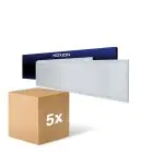 Monipakkaus 5x Noxion LED Paneeli Ecowhite V4.0 28W 3200lm - 830 Lämmin Valkoinen | 120x30cm - UGR 