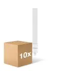 Monipakkaus 10x Noxion Lucent PL-S LED  6W - 827 Erittäin Lämmin Valkoinen | 2-Nastaa - Korvaa 11W