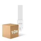 Monipakkaus 10x Noxion Lucent PL-S LED 2.8W - 830 Lämmin Valkoinen | 2-Nastaa - Korvaa 5W