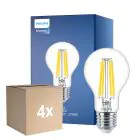 Monipakkaus 4x Philips MASTER Value LED Lamppu E27 Päärynä Kirkas 11.2W 1521lm - 927 Erittäin Lämmin Valkoinen | Paras Värintoisto - Himmennettävä - Korvaa 100W