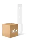 Monipakkaus 10x Ledvance Dulux-L LED 8W - 840 Kylmä Valkoinen | 4-Nastaa - Korvaa 18W