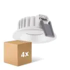 Monipakkaus 4x Ledvance LED Kohdevalaisin Air Fix Aluminium Valkoinen 6W 480lm 36D - 927 Erittäin Lämmin Valkoinen | Odetnij 68mm - IP65 - Paras Värintoisto - Himmennettävä