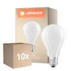 Monipakkaus 10x Ledvance Classic LED E27 Päärynä Filament Matta 17W 2452lm - 827 Erittäin Lämmin Valkoinen | Korvaa 150W