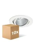 Monipakkaus 10x Philips LED Kohdevalaisin Kirkas Accent G2 RS061B 6W 550lm 36D - 840 Kylmä Valkoinen | 80mm - Himmennettävä 