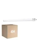 Monipakkaus 4x Ledvance LED Loisteputkivalaisimet Vedenkestävä 33W 3960lm - 840 Kylmä Valkoinen | 120cm