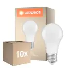 Monipakkaus 10x Ledvance Classic LED E27 Päärynä Matta 8.8W 806lm - 827 Erittäin Lämmin Valkoinen | Päivänvalo Valkoinen Sensor - Korvaa 60W