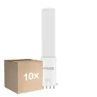 Monipakkaus 10x Noxion Lucent PL-S LED  4.3W - 827 Erittäin Lämmin Valkoinen | 4-Nastaa - Korvaa 9W