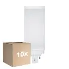 Monipakkaus 10x Ledvance Dulux-T LED 7W - 840 Kylmä Valkoinen | 4-Nastaa - Korvaa 18W