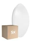 Monipakkaus 5x Ledvance Surface Pyöreä 400 24W 840 1920lm Valkoinen IP44 | Sensori - Kylmä Valkoinen