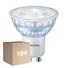 Monipakkaus 10x Philips Corepro LED Kohdevalaisin GU10 PAR16 6.7W 670lm 60D - 830 Lämmin Valkoinen | Korvaa 90W